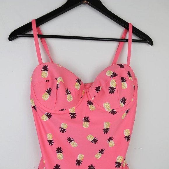 Kate Spade Apricot Sorbet Laniakea Beach One Piece Swimsuit Size Large - Picture 4 of 10